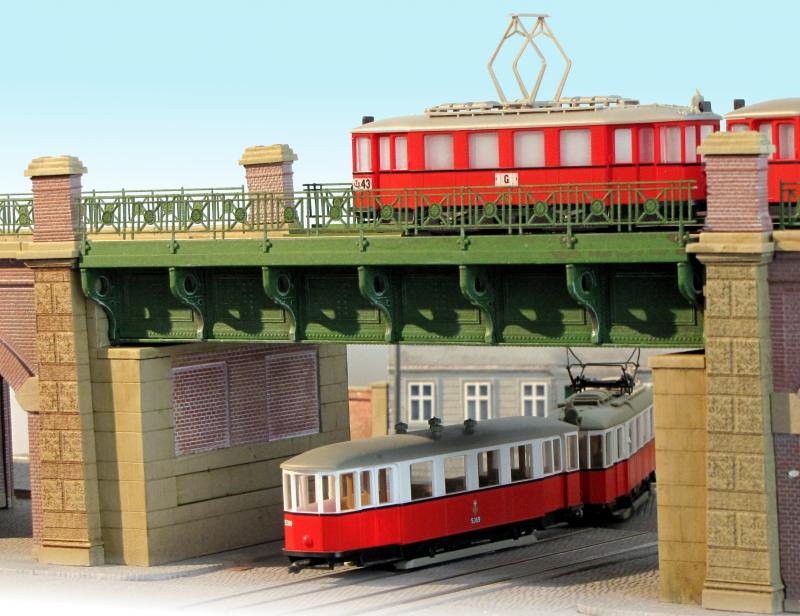 Balkenbrücke der Stadtbahn
