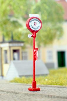 Straßenbahnschild Pflichthaltestelle